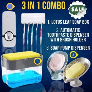 3 In 1 Combo Pack – Simplify Your Bathroom Routine