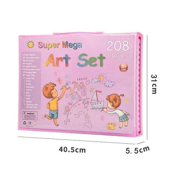 Super Mega Art Set – 208 Pcs