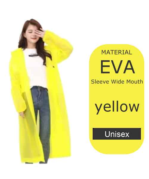 Eva Rain Coat Yellow