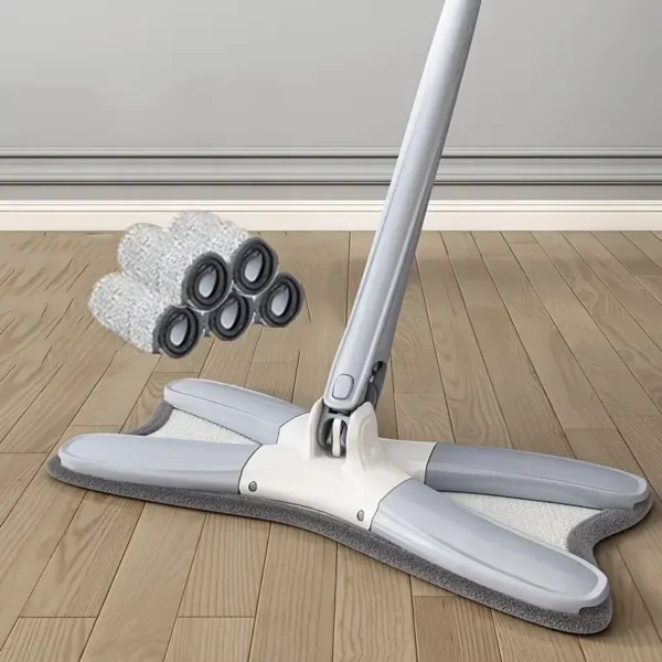 X-Type Microfiber Mop, Floor Cleaning Mop, Best Mop for Home Use, Microfiber Mop Sri Lanka, Twist Mop with Handle