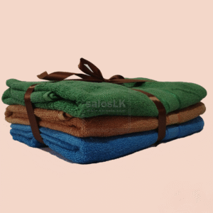 affordable bath towels Sri Lanka, cotton towel set, Sri Lanka home essentials, towel delivery Sri Lanka