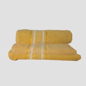 Buy 28"x58" Medium Yellow Cotton Bath Towel in Sri Lanka. Soft, absorbent & stylish. COD, bank deposit & card payment. Delivery in 2–4 days.