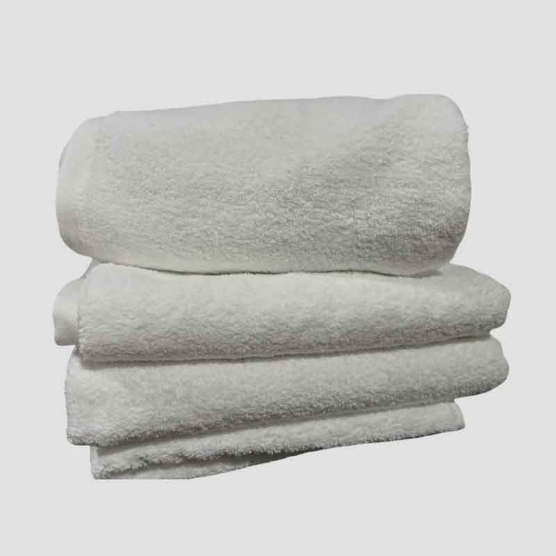 Shop Pure White Cotton Bath Towel 20x40 600 GSM in Sri Lanka. Rs. 1400/= | Soft, absorbent, hotel-quality | Fast islandwide delivery + COD & card payment.