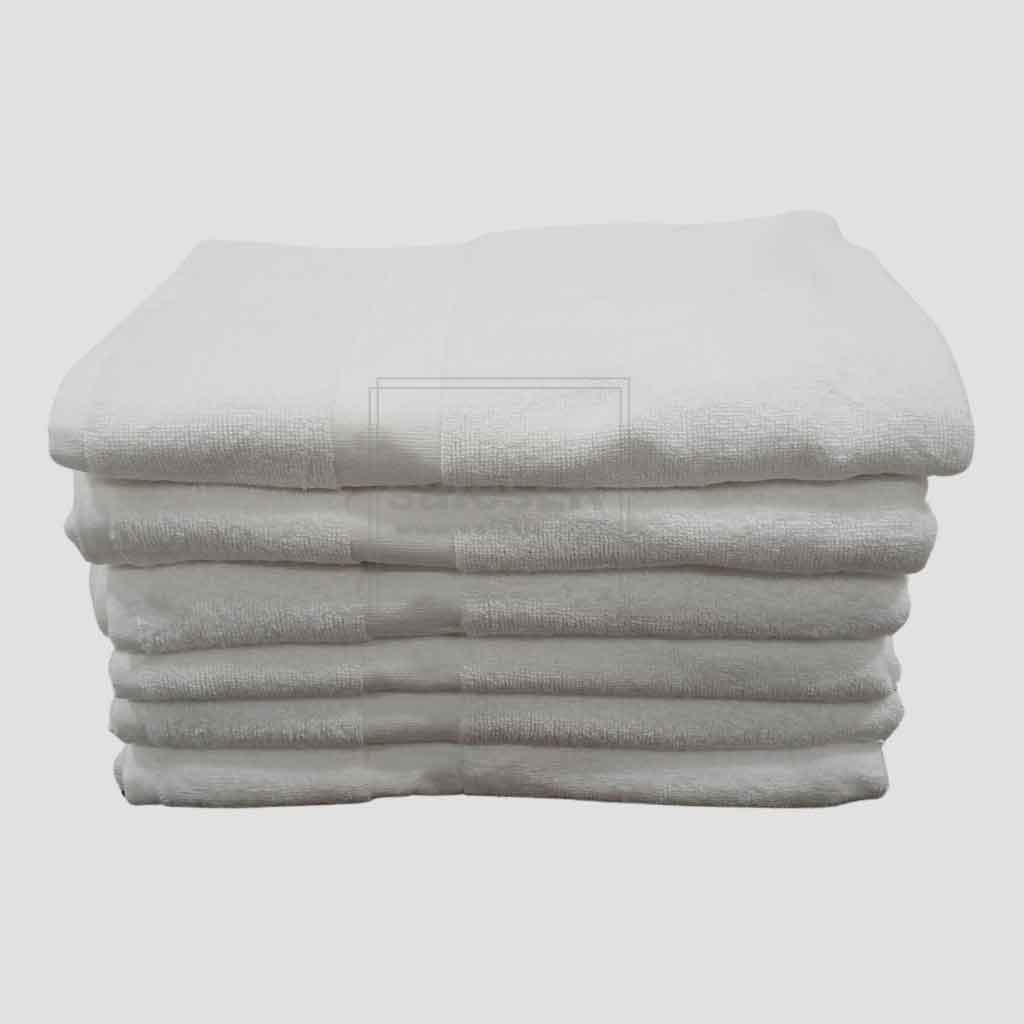 Shop a100% White Cotton Bathroom Towel 30x58 online. Soft, absorbent, plush and fast-drying. Rs.1,400 with islandwide COD delivery.