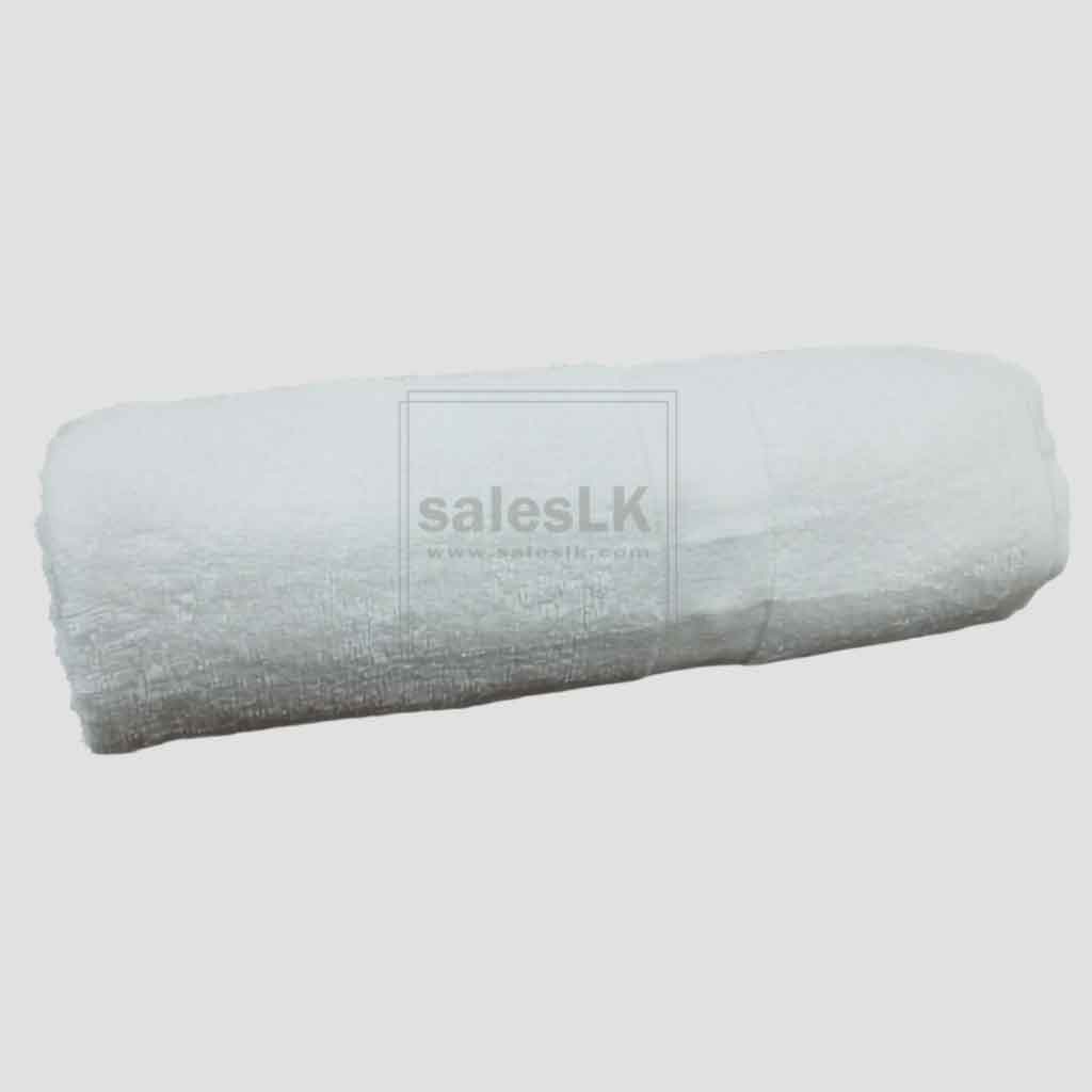Shop a100% White Cotton Bathroom Towel 30x58 online. Soft, absorbent, plush and fast-drying. Rs.1,400 with islandwide COD delivery.