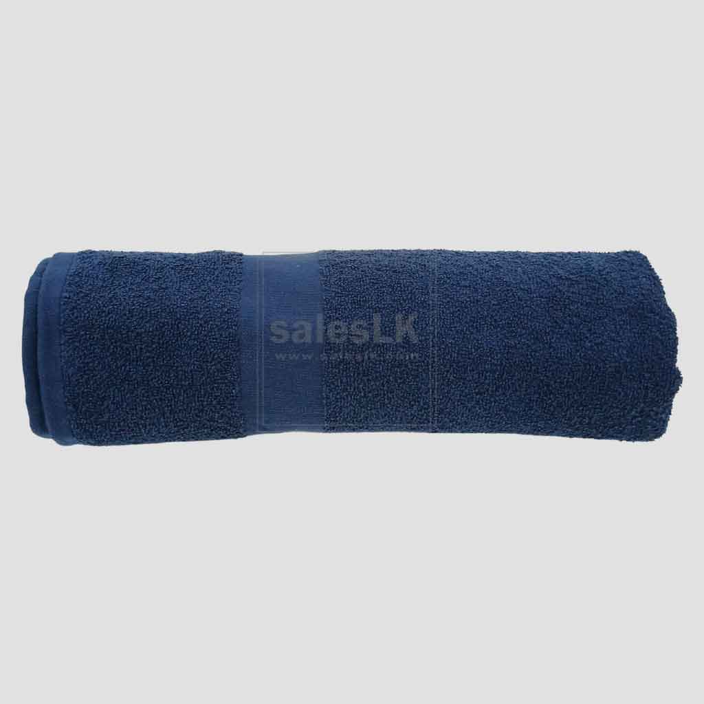Navy Blue Cotton Bath Towel, Cotton Bath Towel Sri Lanka, Bath Towel, Cotton Towel, Online Cotton Towel, Premium Cotton Bath Towel, Bathroom Towel, Soft Cotton Towel, 100% Cotton Towel, Buy Bath Towel Online, Towels Sri Lanka, Navy Blue Towel